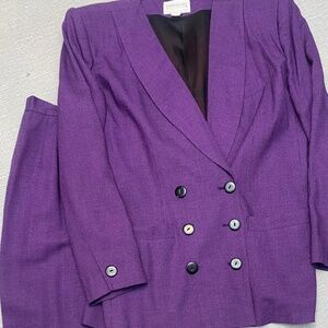 Purple Suit - Jacket and Skirt